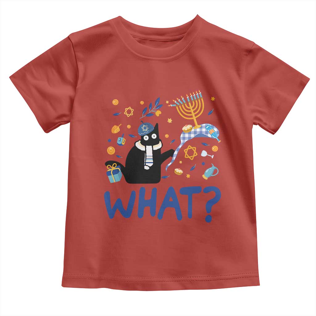 Funny Hanukkah Cat What Toddler T Shirt