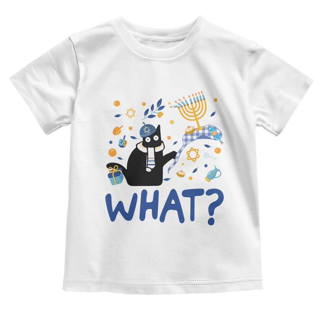 Funny Hanukkah Cat What Toddler T Shirt