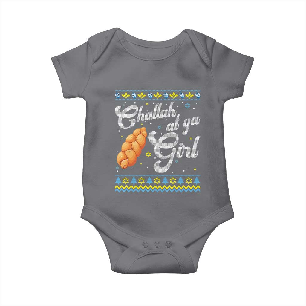 Funny Hanukkah Baby Onesie Challah At Ya Girl