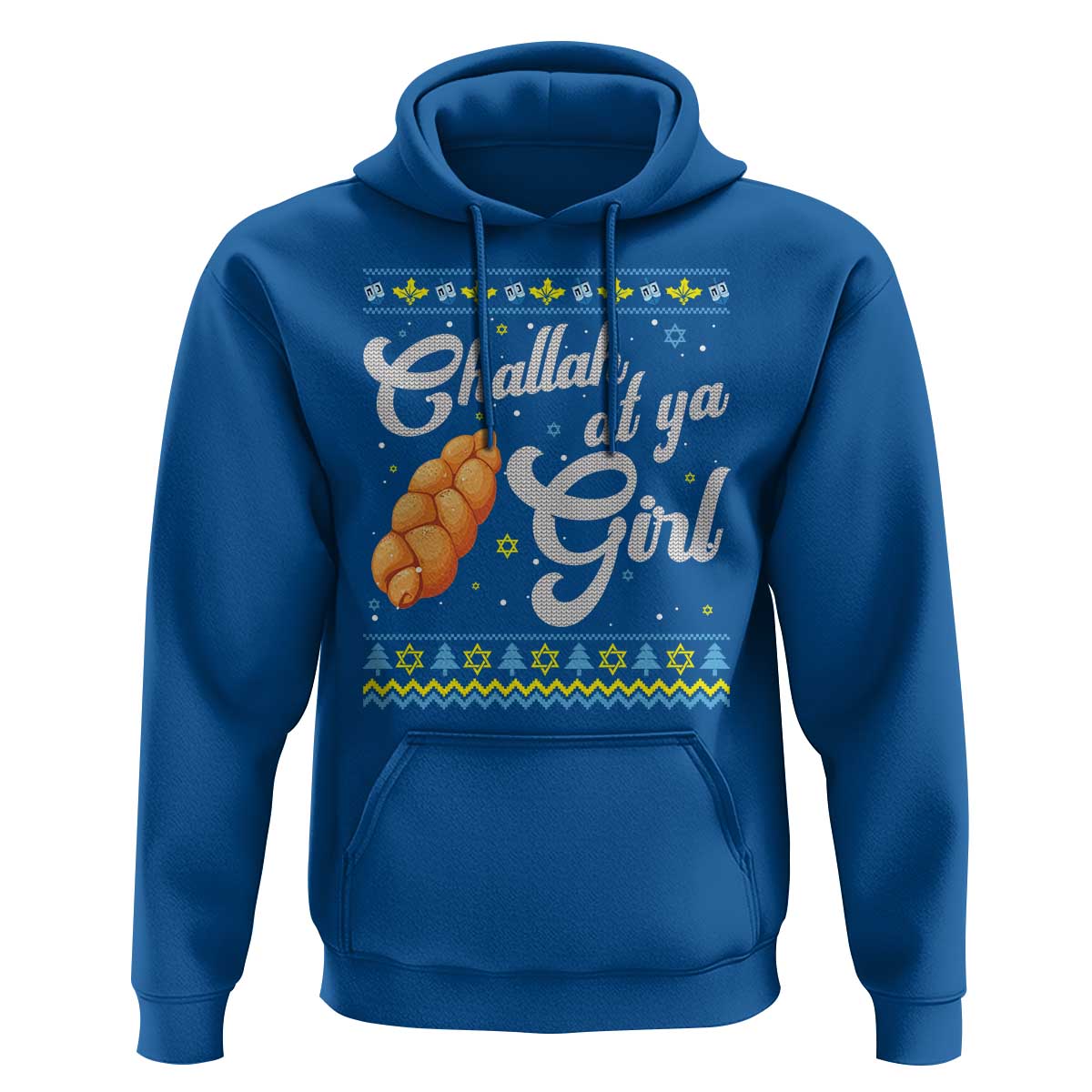 Funny Hanukkah Hoodie Challah At Ya Girl