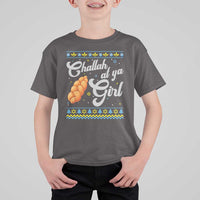 Funny Hanukkah T Shirt For Kid Challah At Ya Girl - Wonder Print Shop