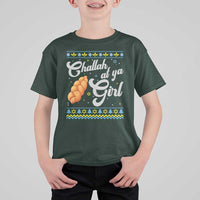 Funny Hanukkah T Shirt For Kid Challah At Ya Girl - Wonder Print Shop