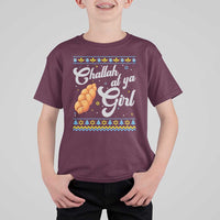 Funny Hanukkah T Shirt For Kid Challah At Ya Girl - Wonder Print Shop