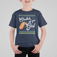 Funny Hanukkah T Shirt For Kid Challah At Ya Girl - Wonder Print Shop