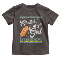 Funny Hanukkah Toddler T Shirt Challah At Ya Girl