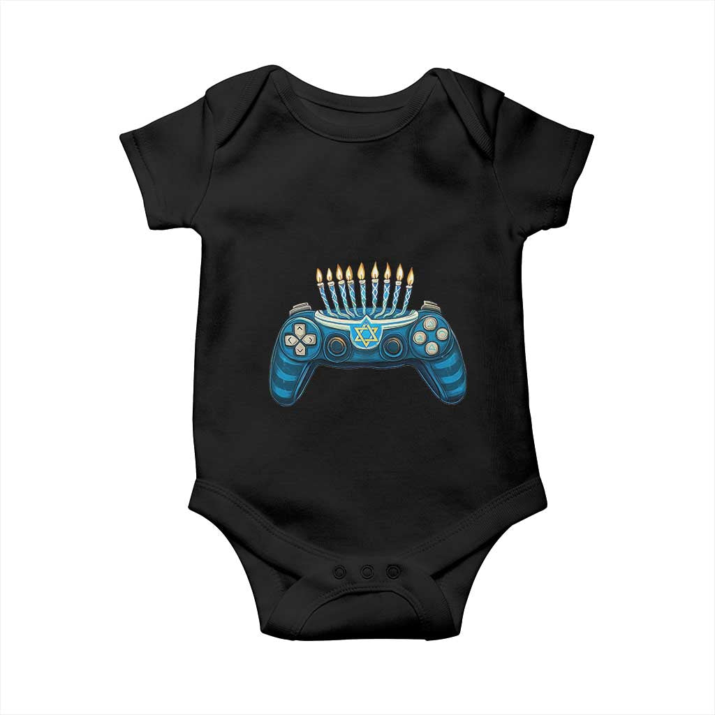 Funny Hanukkah Gamer Gaming Baby Onesie