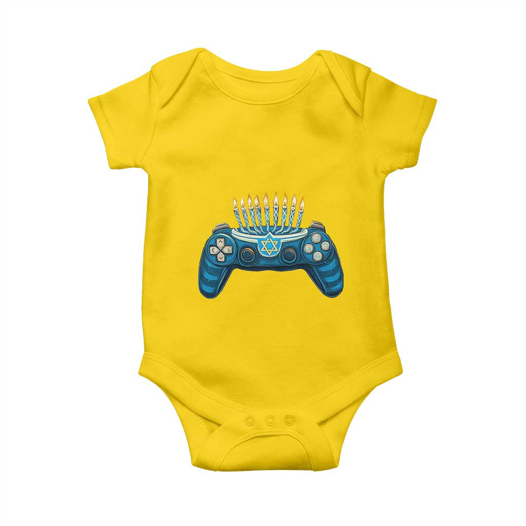 Funny Hanukkah Gamer Gaming Baby Onesie
