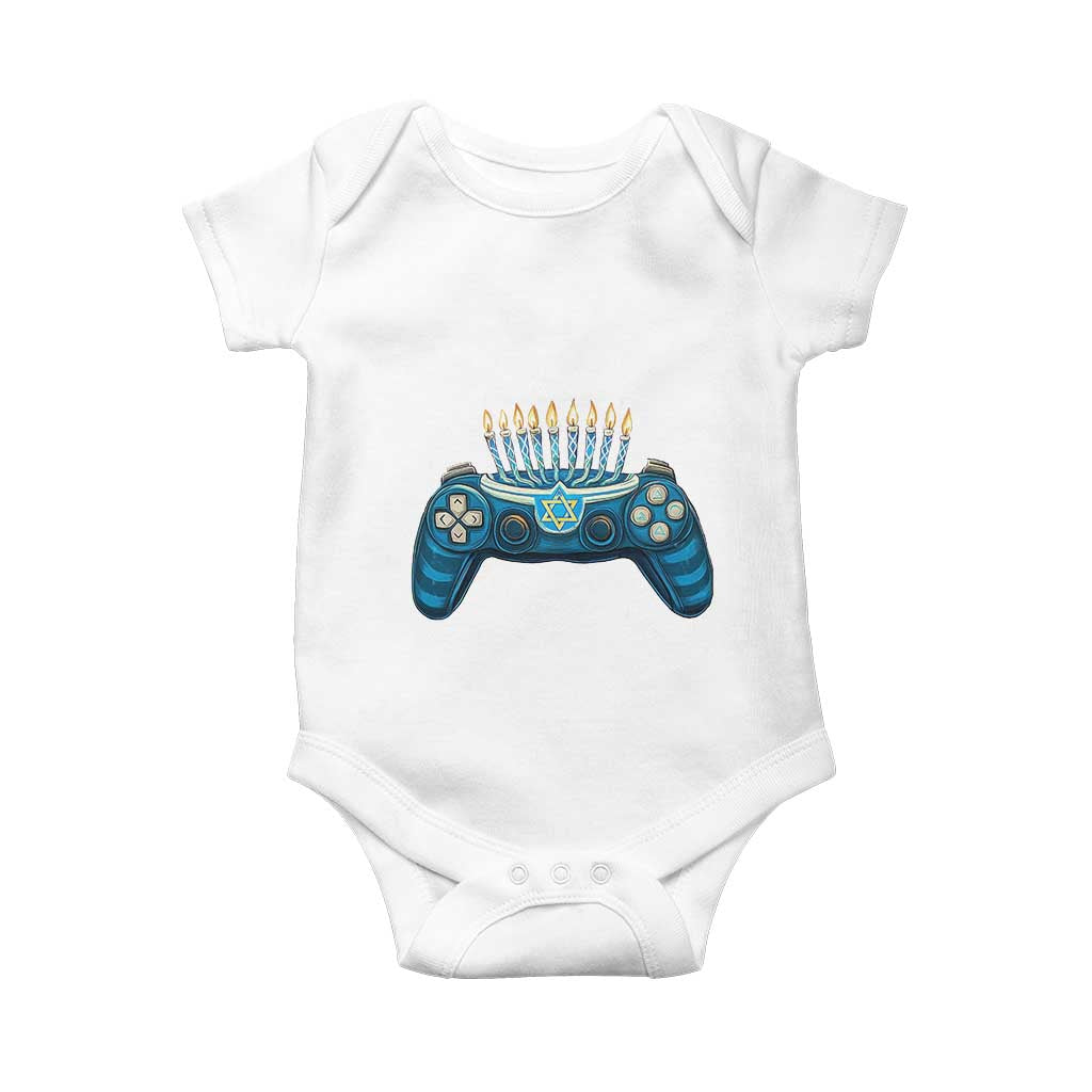 Funny Hanukkah Gamer Gaming Baby Onesie