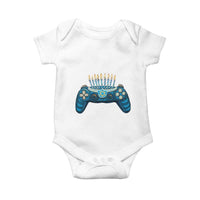 Funny Hanukkah Gamer Gaming Baby Onesie