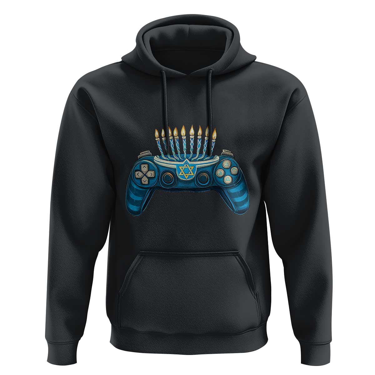 Funny Hanukkah Gamer Gaming Hoodie