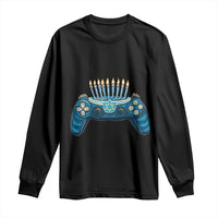 Funny Hanukkah Gamer Gaming Long Sleeve Shirt