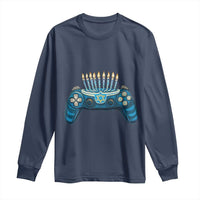 Funny Hanukkah Gamer Gaming Long Sleeve Shirt
