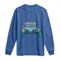 Funny Hanukkah Gamer Gaming Long Sleeve Shirt