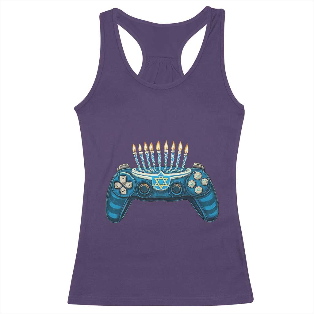 Funny Hanukkah Gamer Gaming Racerback Tank Top