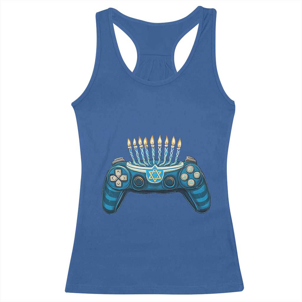 Funny Hanukkah Gamer Gaming Racerback Tank Top
