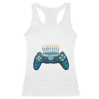 Funny Hanukkah Gamer Gaming Racerback Tank Top