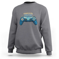Funny Hanukkah Gamer Gaming Sweatshirt - Wonder Print Shop