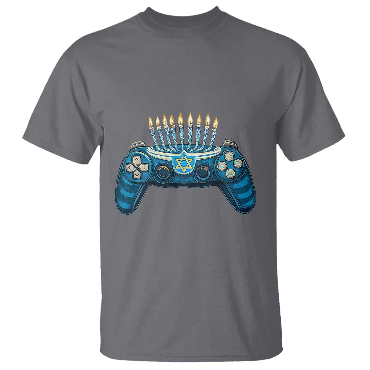 Funny Hanukkah Gamer Gaming T Shirt - Wonder Print Shop