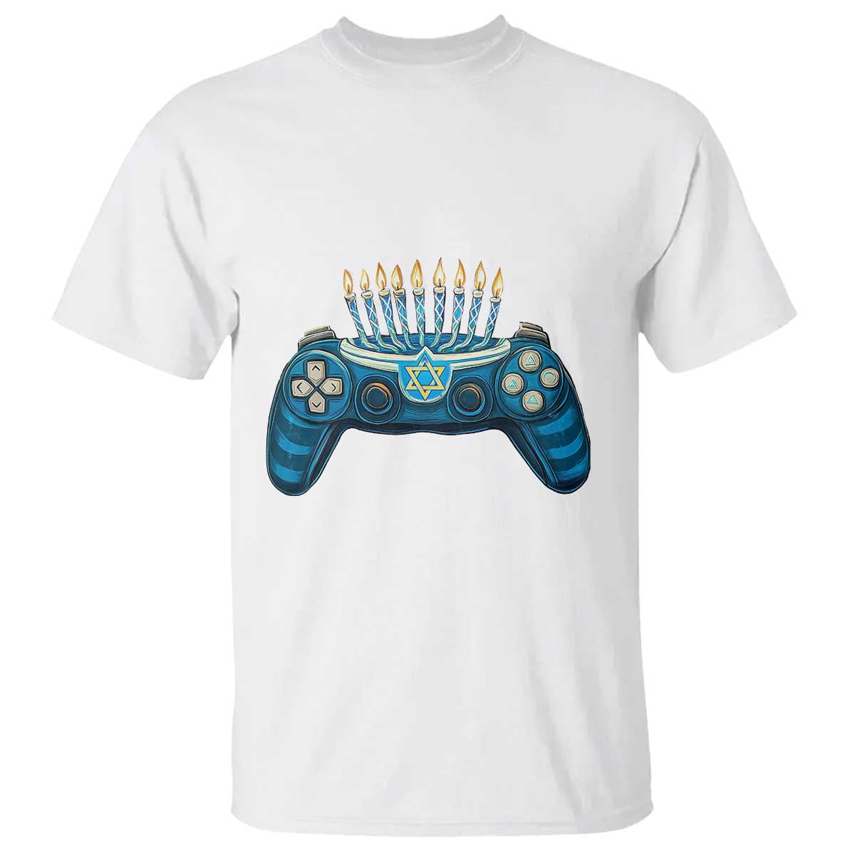Funny Hanukkah Gamer Gaming T Shirt - Wonder Print Shop