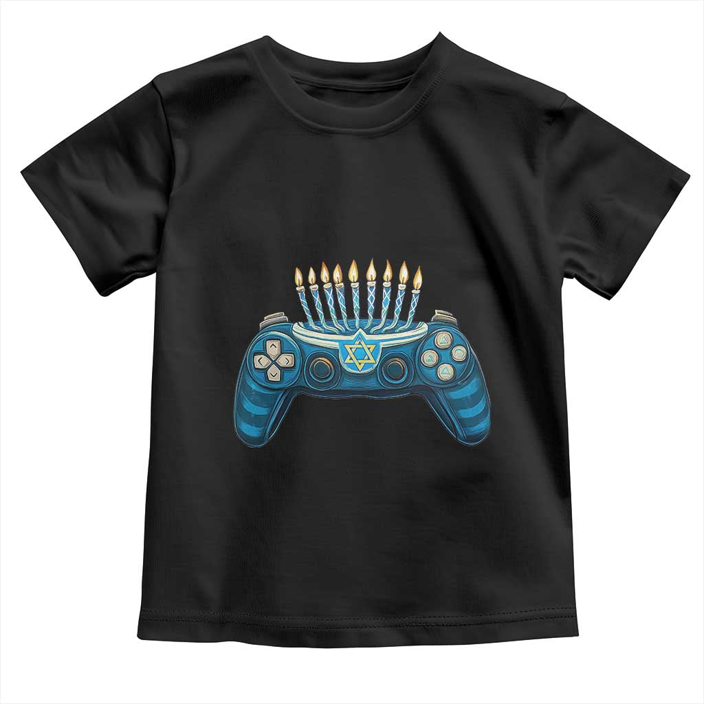 Funny Hanukkah Gamer Gaming Toddler T Shirt