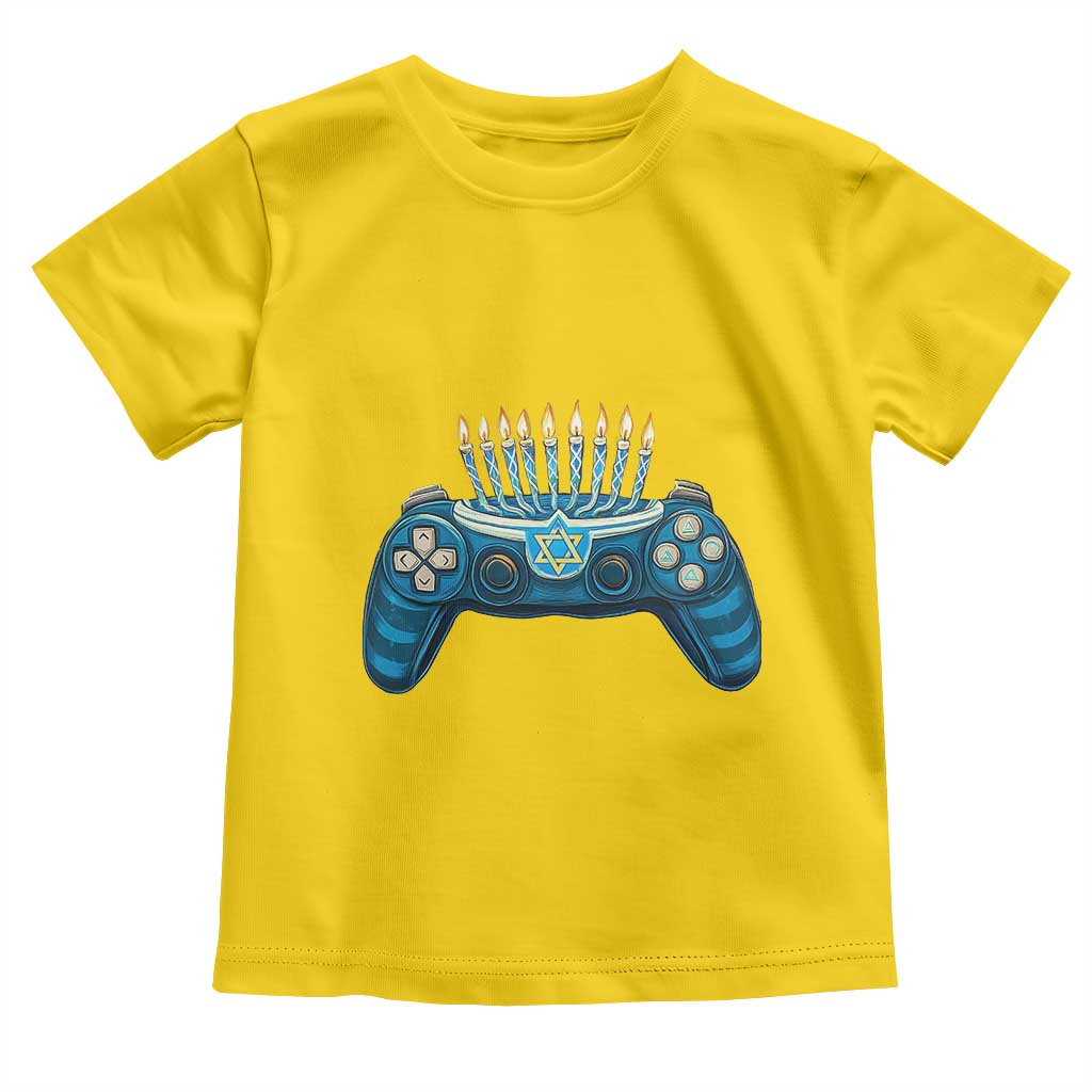 Funny Hanukkah Gamer Gaming Toddler T Shirt