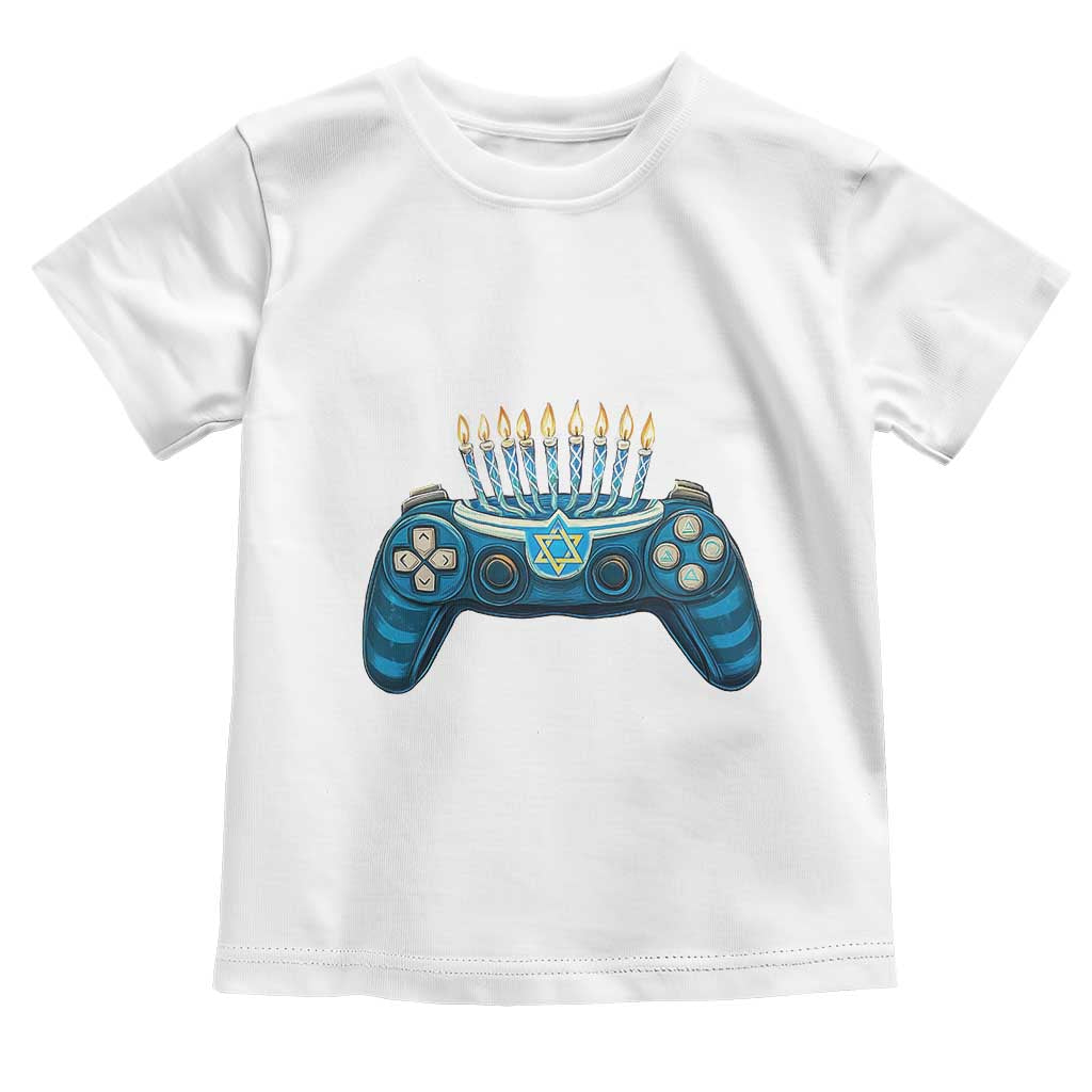 Funny Hanukkah Gamer Gaming Toddler T Shirt