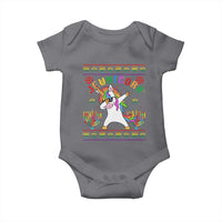 Funny Hanukkah Baby Onesie Jewnicorn Jewish Unicorn Rainbow