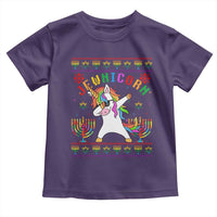 Funny Hanukkah Toddler T Shirt Jewnicorn Jewish Unicorn Rainbow