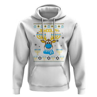 Funny Hanukkah Hoodie Jewdolph Jewish Reindeer Menorah