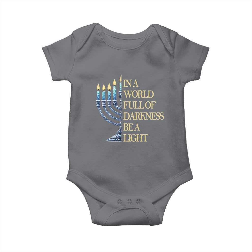 Be A Light Hanukkah Baby Onesie