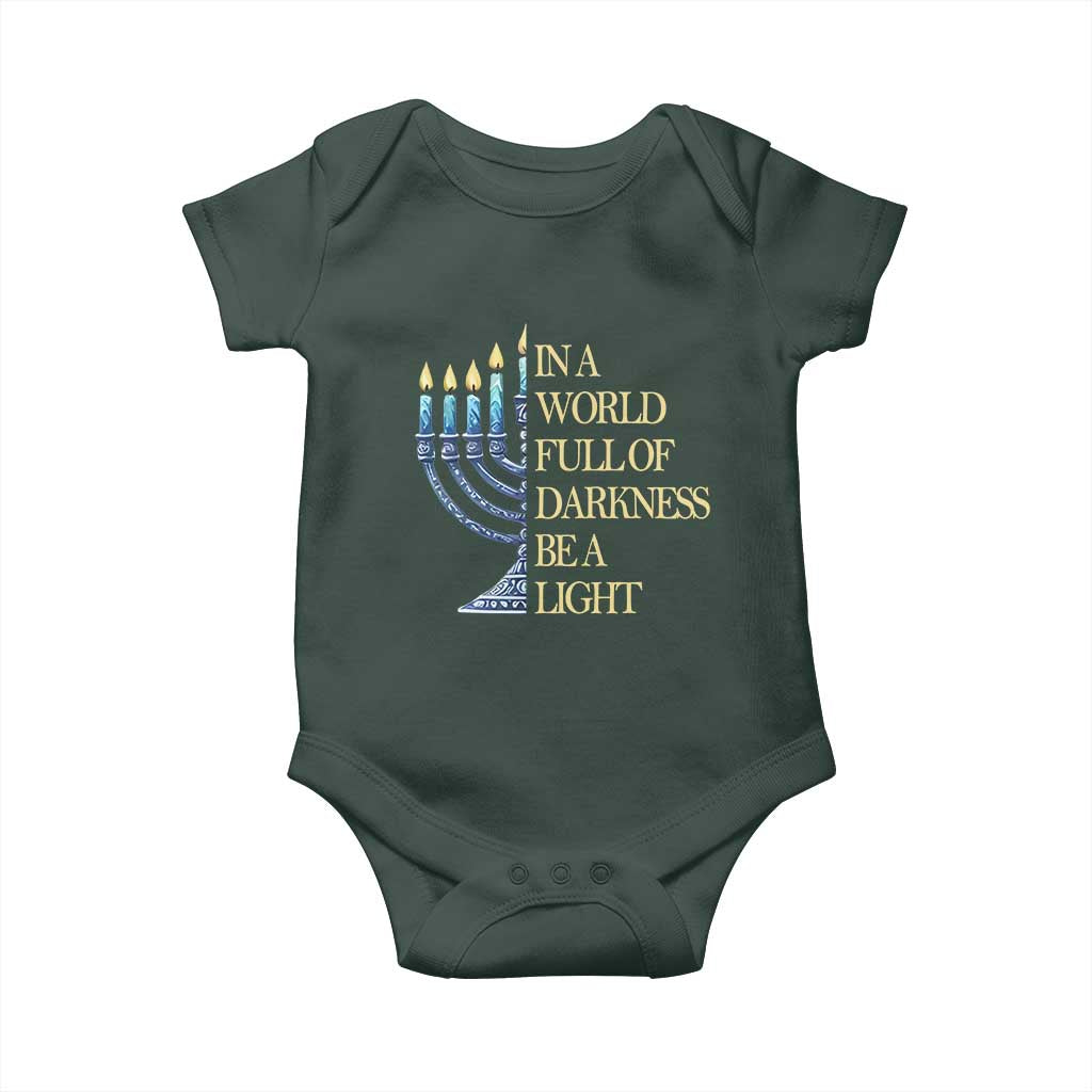 Be A Light Hanukkah Baby Onesie