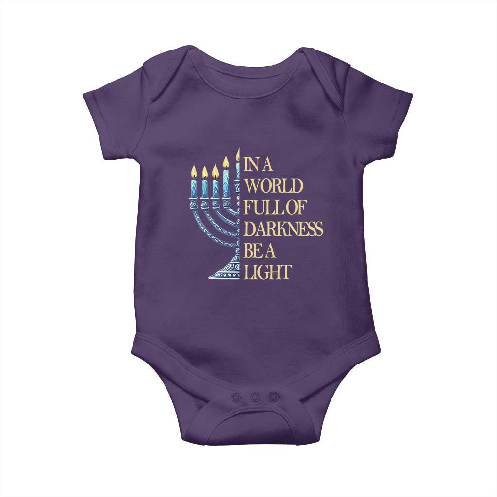 Be A Light Hanukkah Baby Onesie