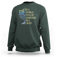 Be A Light Hanukkah Sweatshirt - Wonder Print Shop