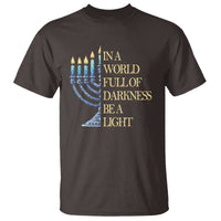 Be A Light Hanukkah T Shirt - Wonder Print Shop
