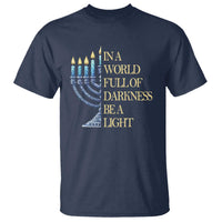 Be A Light Hanukkah T Shirt - Wonder Print Shop