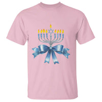 Hanukkah Menorah Jewish Coquette Bow T Shirt - Wonder Print Shop