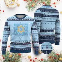 Funny Kiss My Ass Kiss His Ass Kiss Your Ass Hanukkah Ugly Sweater - Wonder Print Shop