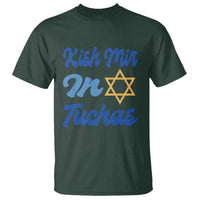 Funny Hanukkah T Shirt Kish Mir In Tuchas Jewish Yiddish Ashkenazi - Wonder Print Shop