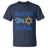 Funny Hanukkah T Shirt Kish Mir In Tuchas Jewish Yiddish Ashkenazi - Wonder Print Shop