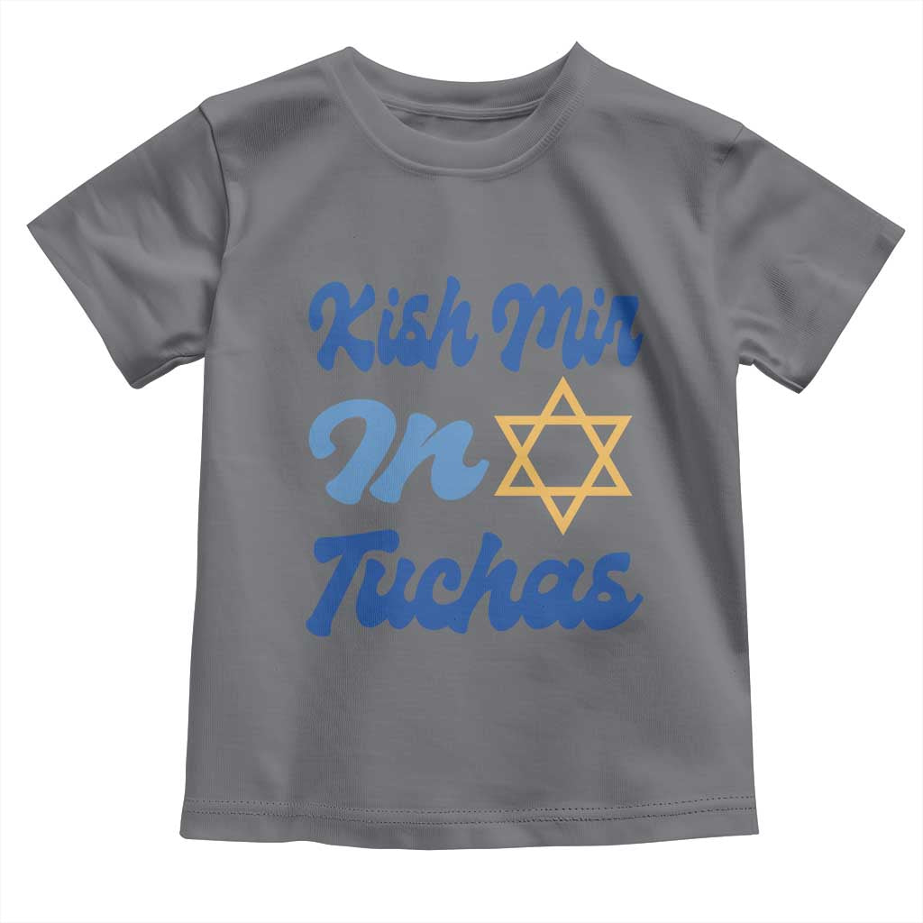 Funny Hanukkah Toddler T Shirt Kish Mir In Tuchas Jewish Yiddish Ashkenazi