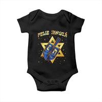Funny Hanukkah Baby Onesie Feliz Januca Jewish Sephardic Ladino