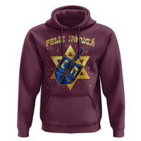 Funny Hanukkah Hoodie Feliz Januca Jewish Sephardic Ladino