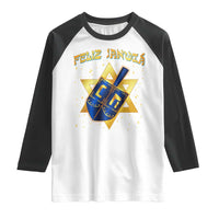 Funny Hanukkah Raglan Shirt Feliz Januca Jewish Sephardic Ladino