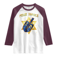 Funny Hanukkah Raglan Shirt Feliz Januca Jewish Sephardic Ladino