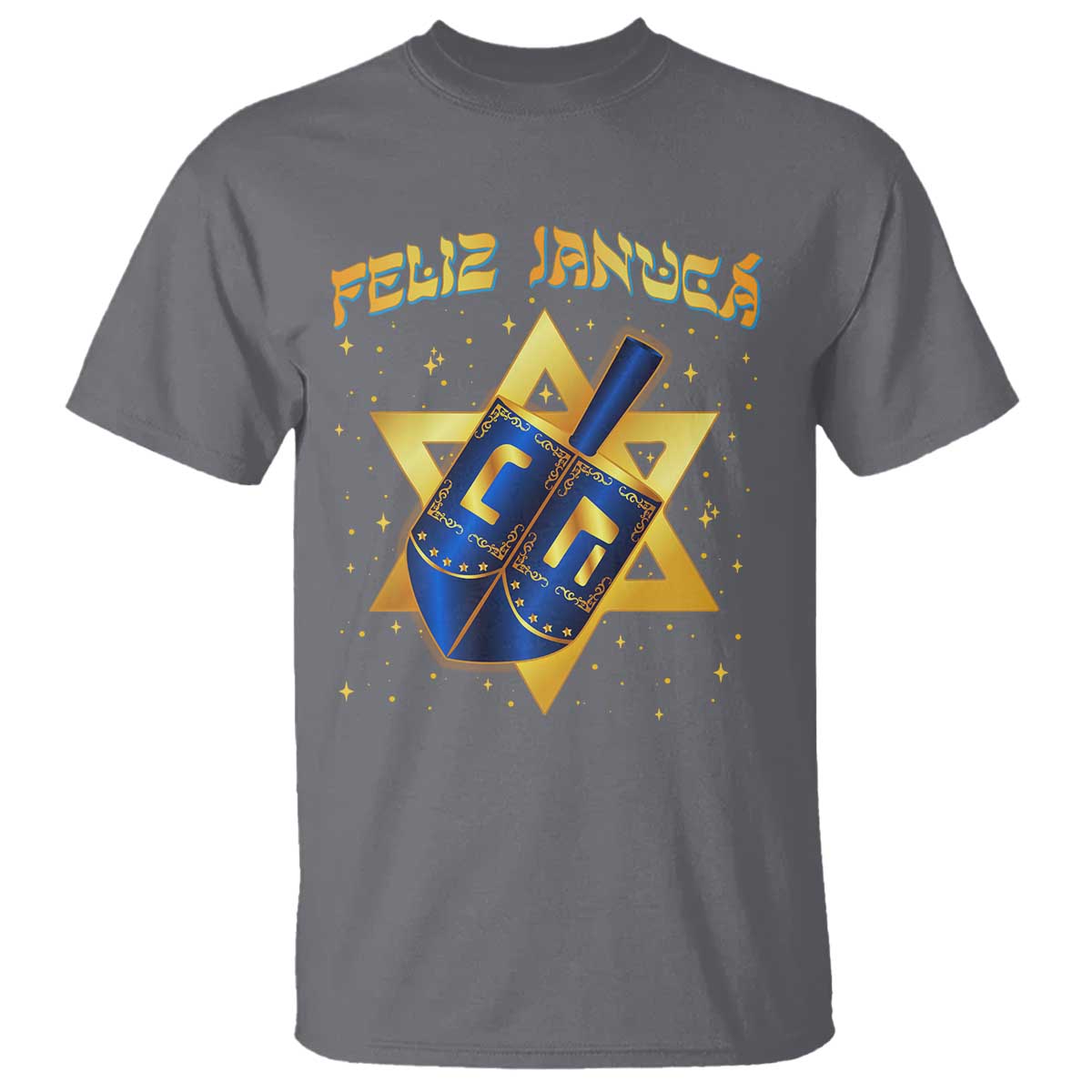 Funny Hanukkah T Shirt Feliz Januca Jewish Sephardic Ladino - Wonder Print Shop
