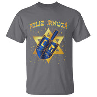 Funny Hanukkah T Shirt Feliz Januca Jewish Sephardic Ladino - Wonder Print Shop