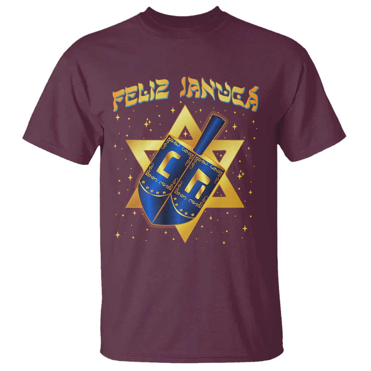 Funny Hanukkah T Shirt Feliz Januca Jewish Sephardic Ladino - Wonder Print Shop