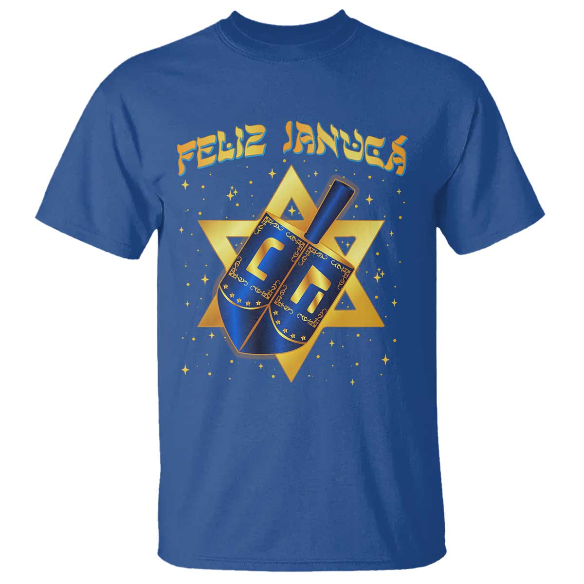 Funny Hanukkah T Shirt Feliz Januca Jewish Sephardic Ladino - Wonder Print Shop