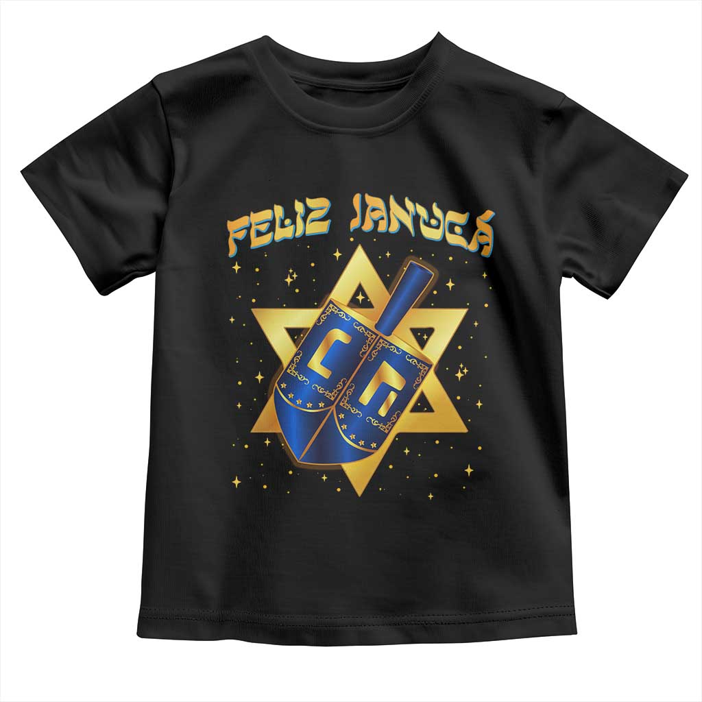 Funny Hanukkah Toddler T Shirt Feliz Januca Jewish Sephardic Ladino