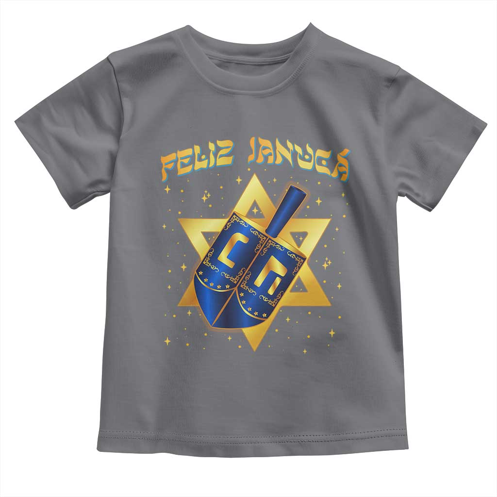 Funny Hanukkah Toddler T Shirt Feliz Januca Jewish Sephardic Ladino